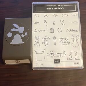 Stampin' Up! - Best Bunny Stamp and Punch Set